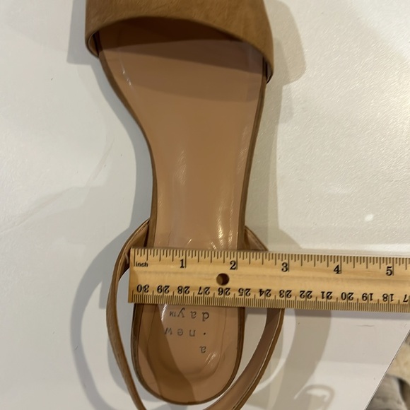 A New Day Women's Beige Strap Sandals - Picture 8 of 9